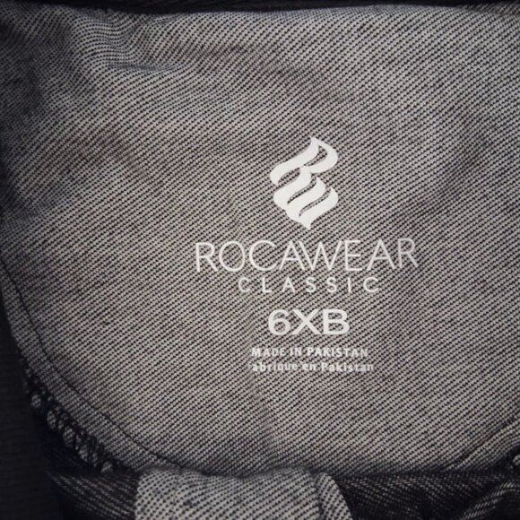 Rocawear Polo Shirt Mens 6XB Big & Tall Gray Short Sleeve Embroidered Logo - Picture 6 of 10